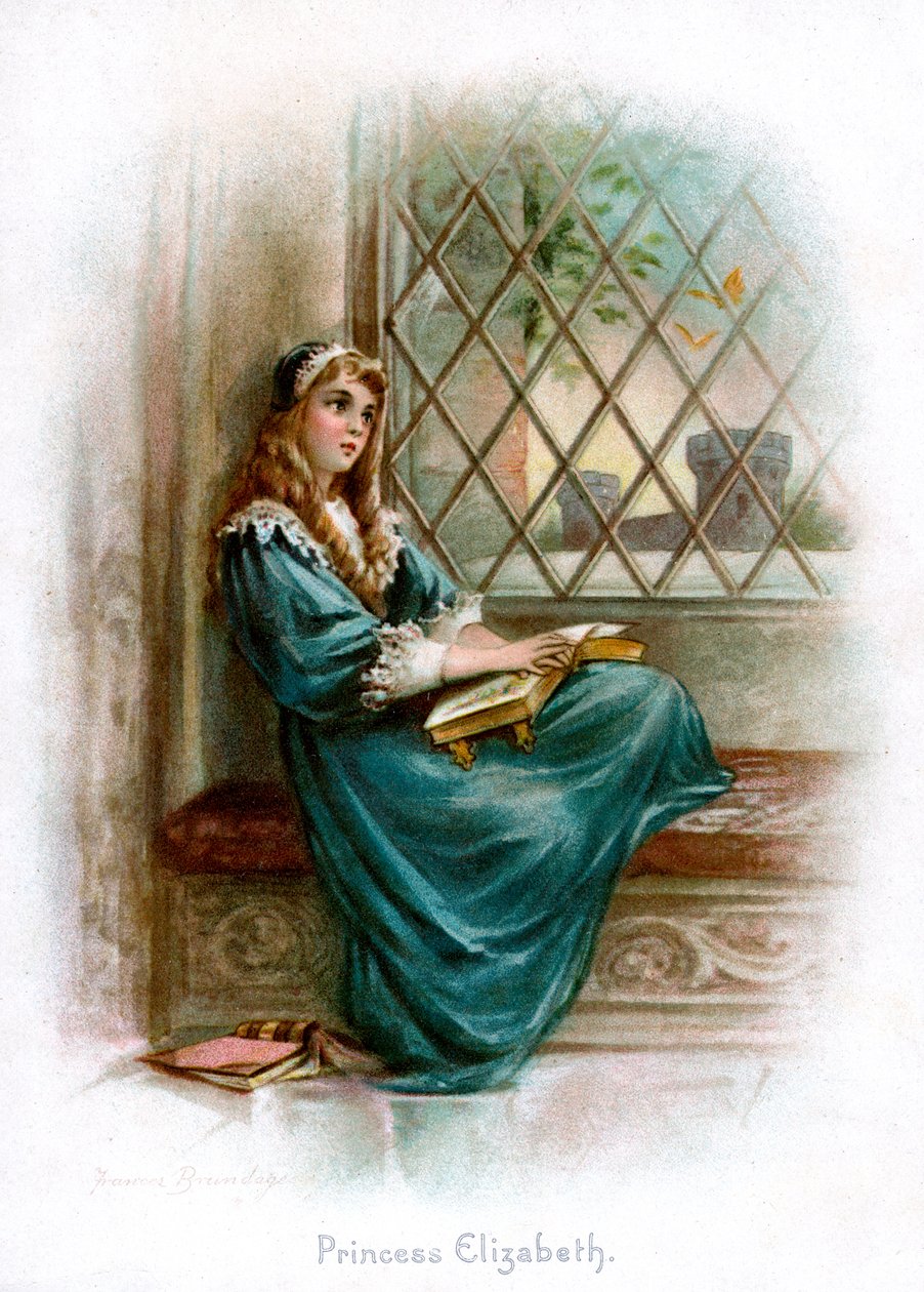 राजकुमारी एलिजाबेथ, 1897। द्वारा फ्रांसिस ब्रूंडेज