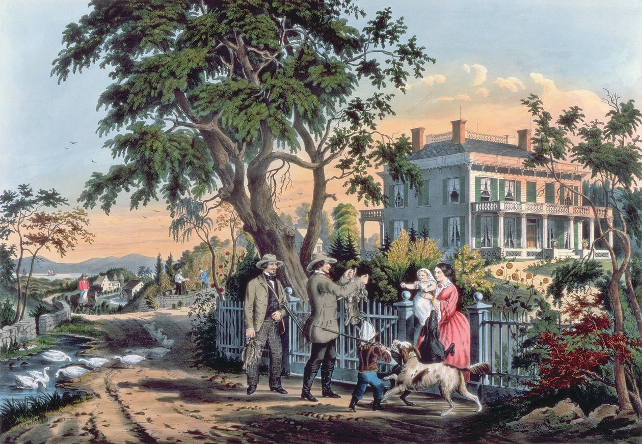 हंट के बाद, नाथनियल क्यूरियर (1813-88) द्वारा 1855 में उकेरा गया द्वारा फ्रांसिस फ्लोरा बॉन्ड पामर