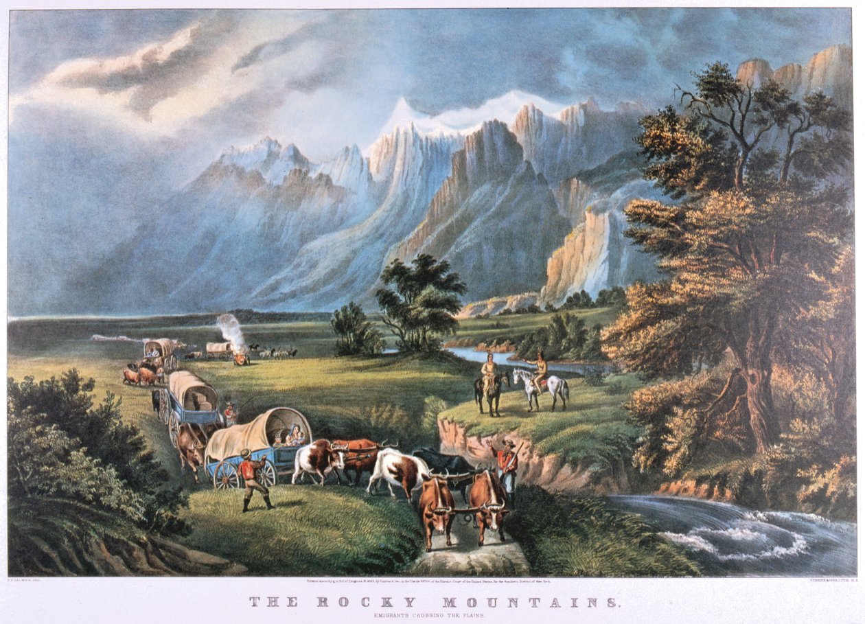 रॉकी पर्वत, c1834-c1876 द्वारा फ्रांसिस फ्लोरा बॉन्ड पामर