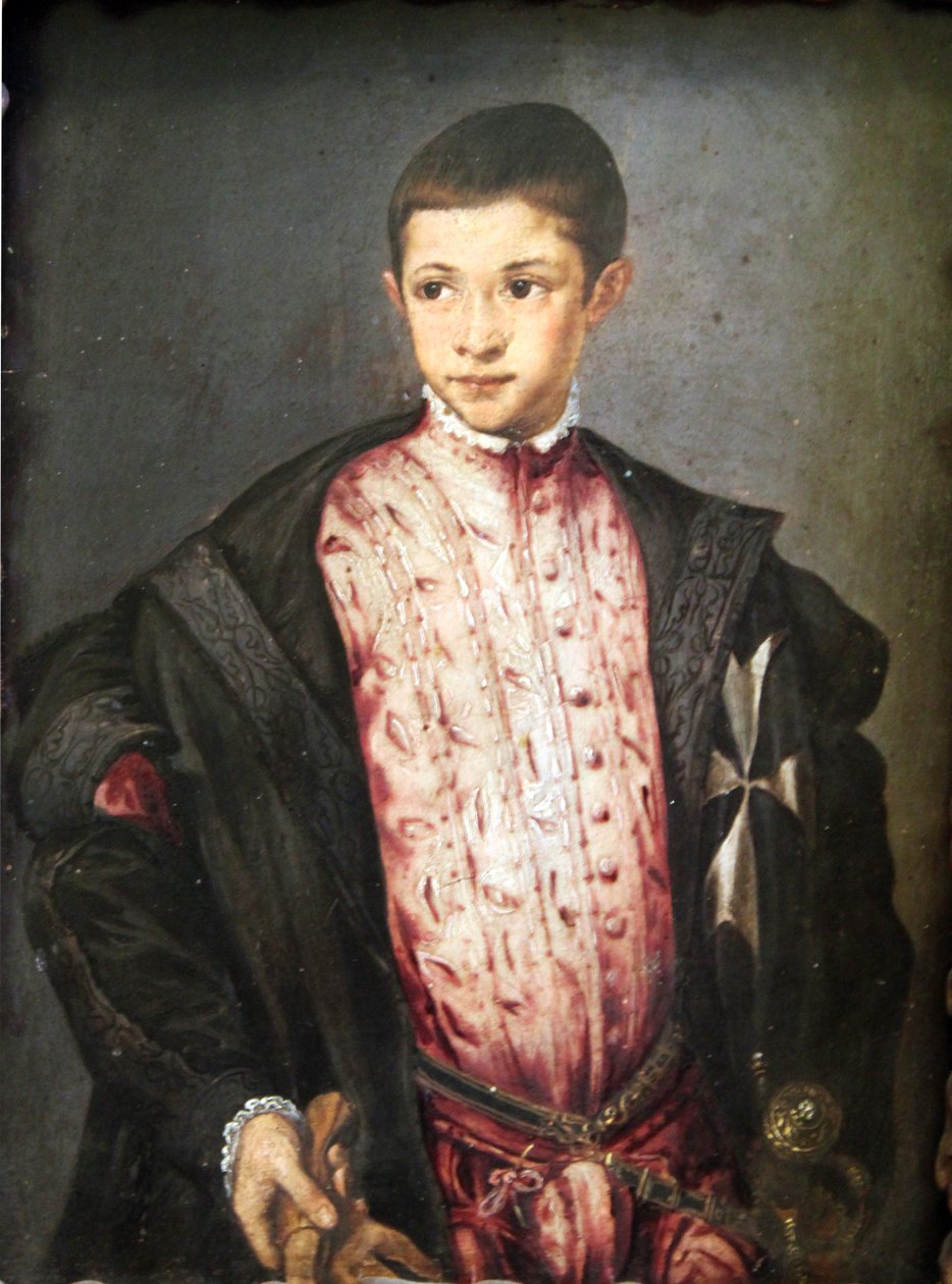 Ranuccio Farnese का पोर्ट्रेट (1530-1565) द्वारा फ्रांसेस्को डी रॉसी