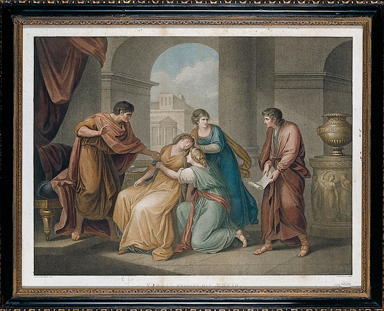 वर्जिल रीडिंग एनीड, 1796 द्वारा फ्रांसेस्को बार्टोलोजी