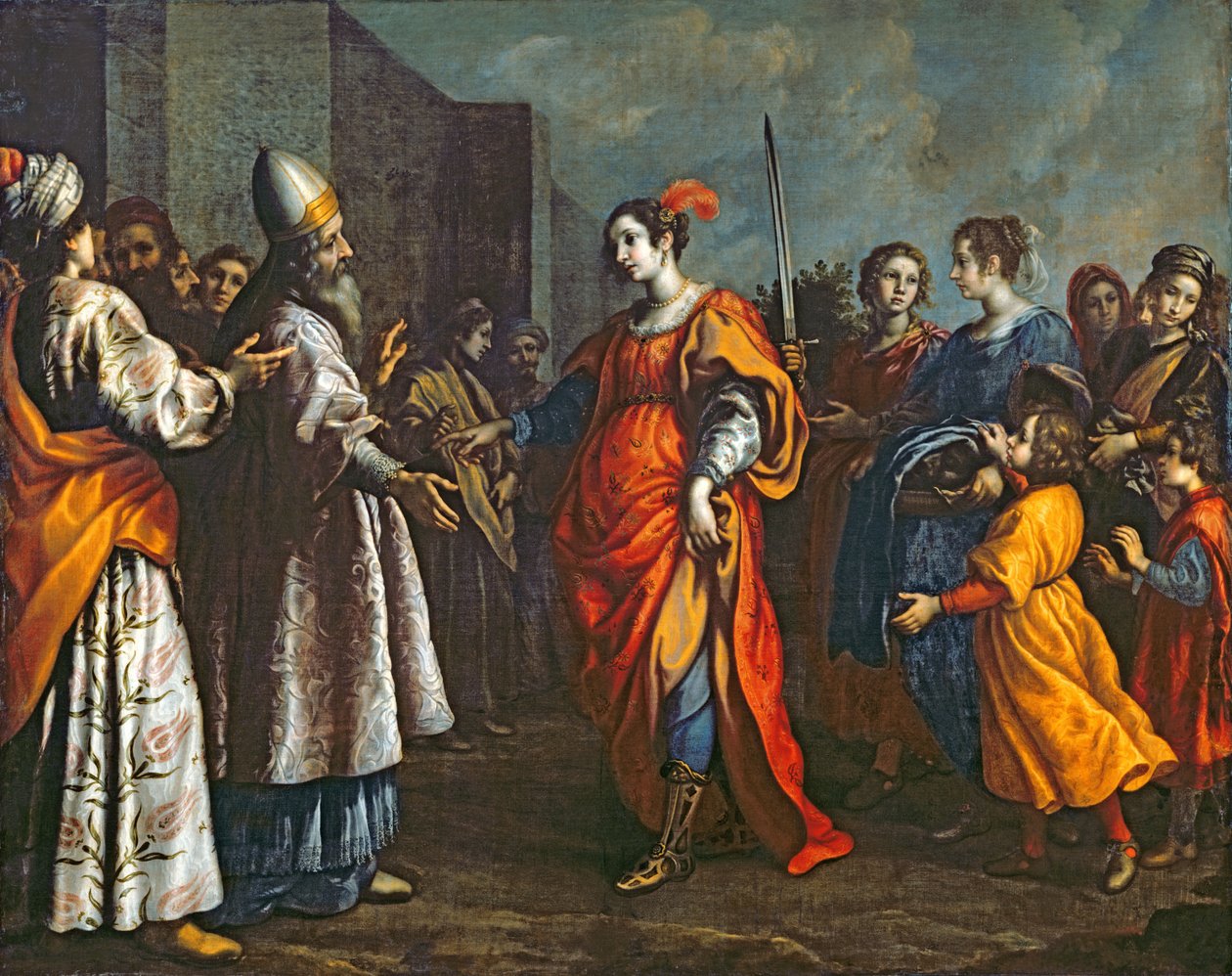 जूडिथ की विजय, c.1620-30 द्वारा फ्रांसेस्को कर्रादी