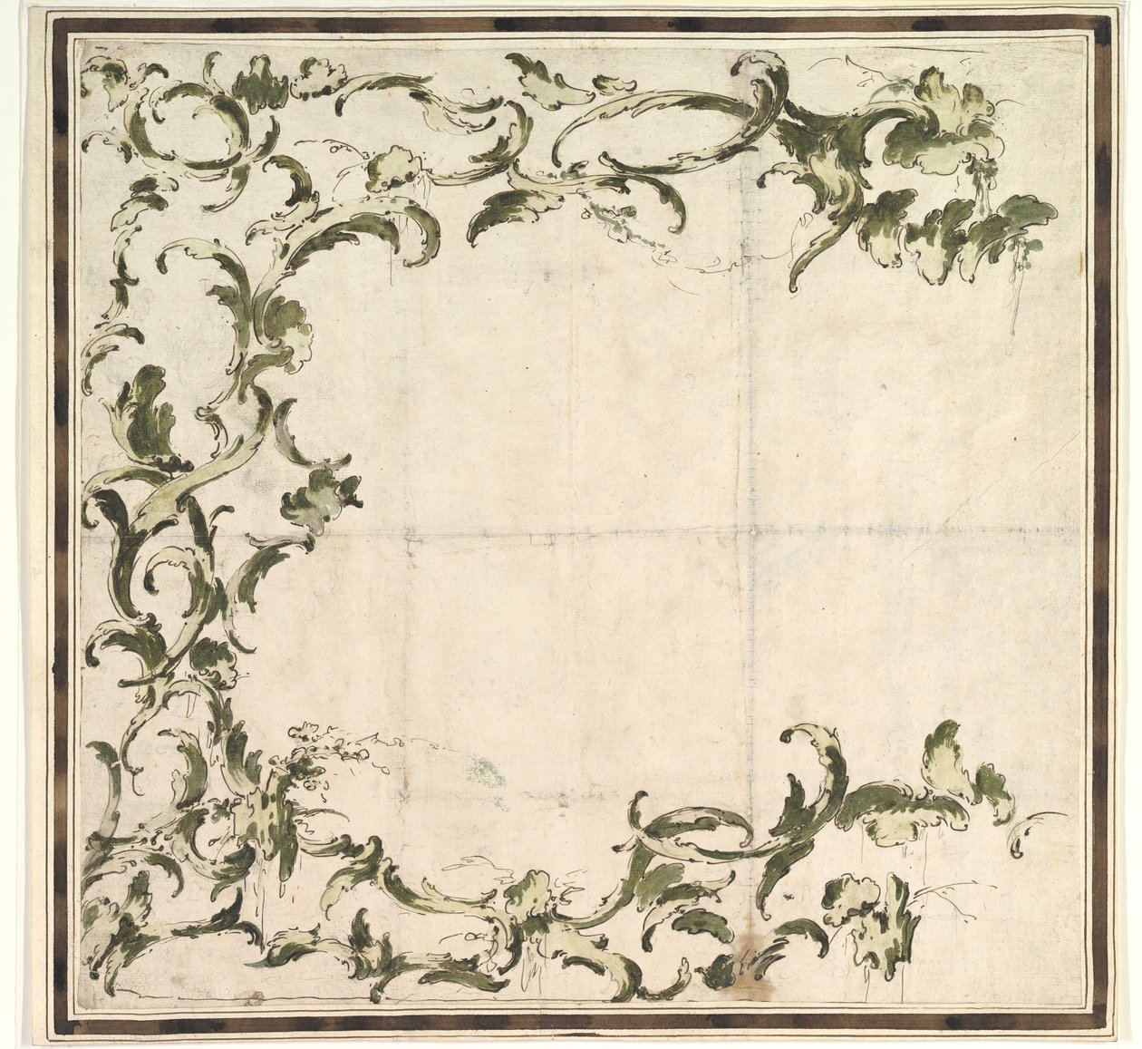 फ़्रेमिंग मोटिफ के लिए डिज़ाइन, 1712-93। द्वारा फ्रांसेस्को गार्डी।