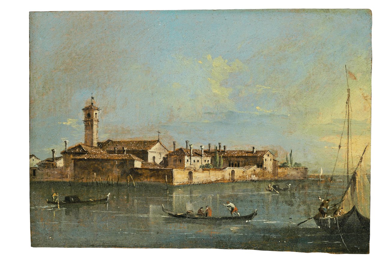 Lazzaretto Vecchio, वेनिस का द्वीप द्वारा फ्रांसेस्को गार्डी