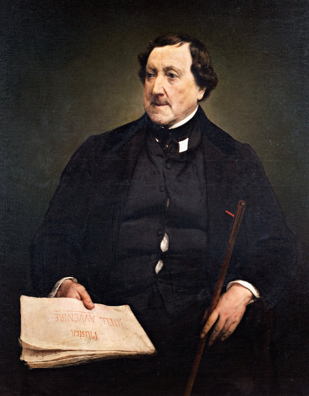 Gioachino Rossini (Pesaro .) का पोर्ट्रेट द्वारा फ्रांसेस्को हेज़