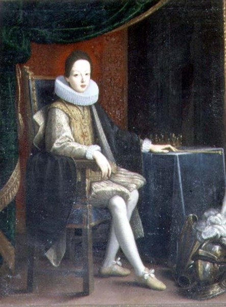 पवित्र रोमन सम्राट फर्डिनेंड II का पोर्ट्रेट (1578-1637) 1623 द्वारा फ्रांसेस्को लिगोज़ज़ी
