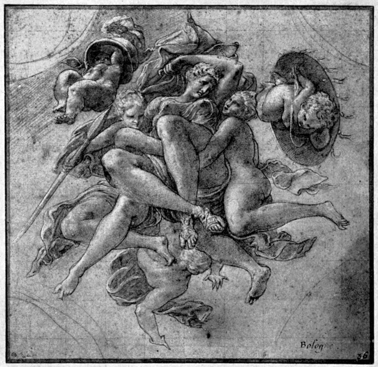 Ulysses Gallery, Fontainebleau, c1540s, 1926 के लिए डिज़ाइन द्वारा फ्रांसेस्को प्रिमैटिक्सियो