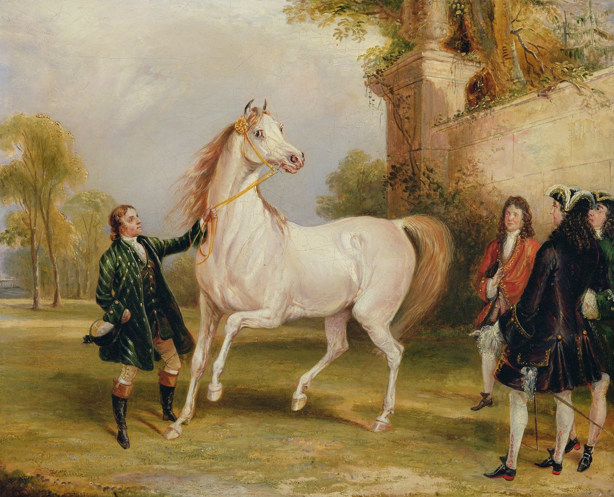 गोडोल्फिन की &39;रोक्साना&39; की अर्ल, उनकी जॉकी, 1845 (378788 में जोड़ी) द्वारा फ्रांसिस कैलक्राफ्ट टर्नर