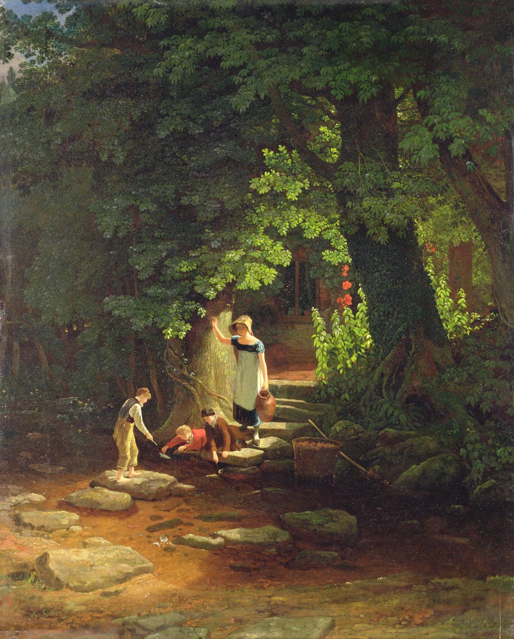 ब्रुक द्वारा बच्चे, c.1822 द्वारा फ्रांसिस डेनबी