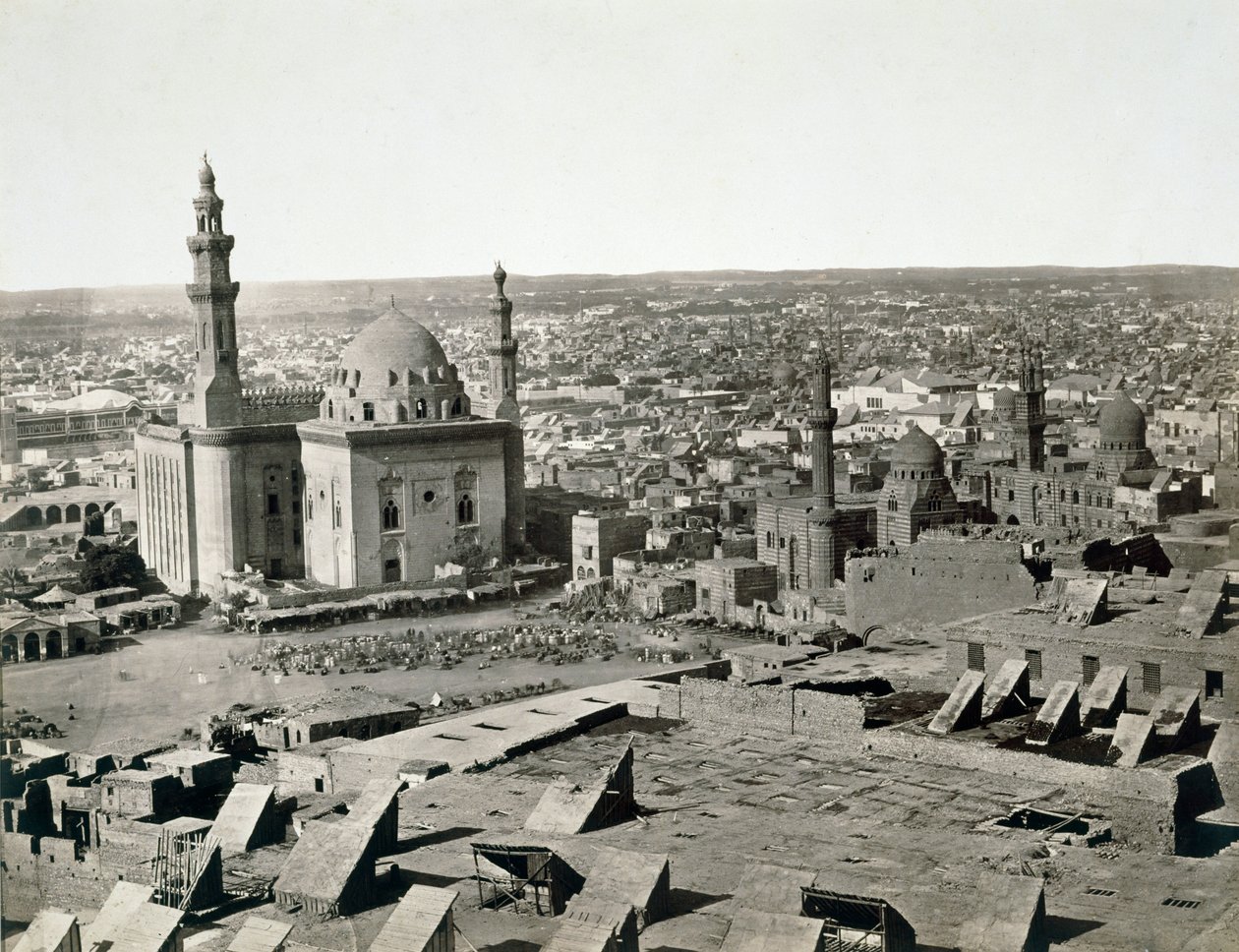 काहिरा, गढ़ से, c.1856-58 (एल्बम प्रिंट) (170813 भी देखें) द्वारा फ्रांसिस फ्रिथ
