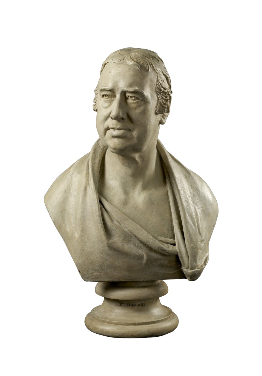 थॉमस डंडास की बस्ट, एस्के का पहला बैरन डंडास (1741-1820), 1819 - 1820 (कुल) द्वारा फ्रांसिस लेगाट चैंट्री