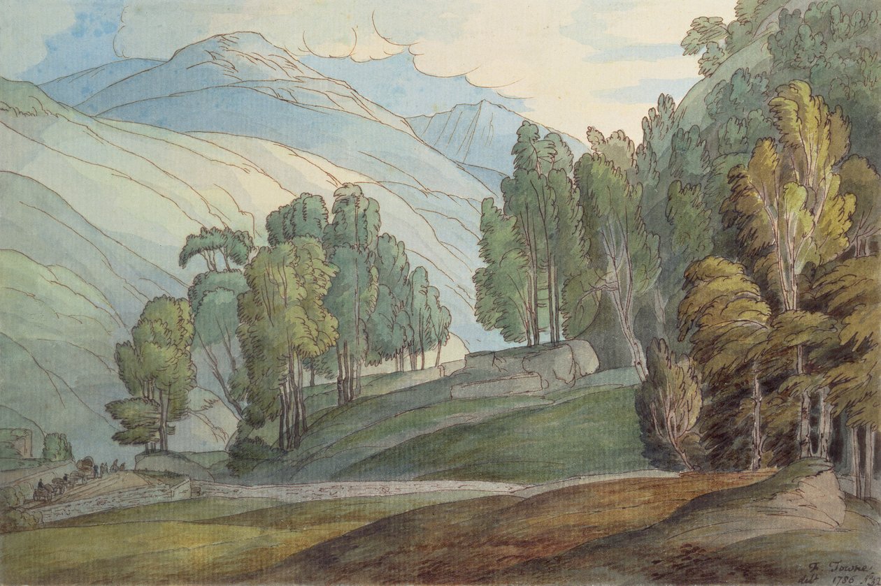 द वैली ऑफ सेंट जॉन, 1786 द्वारा फ्रांसिस टाउने