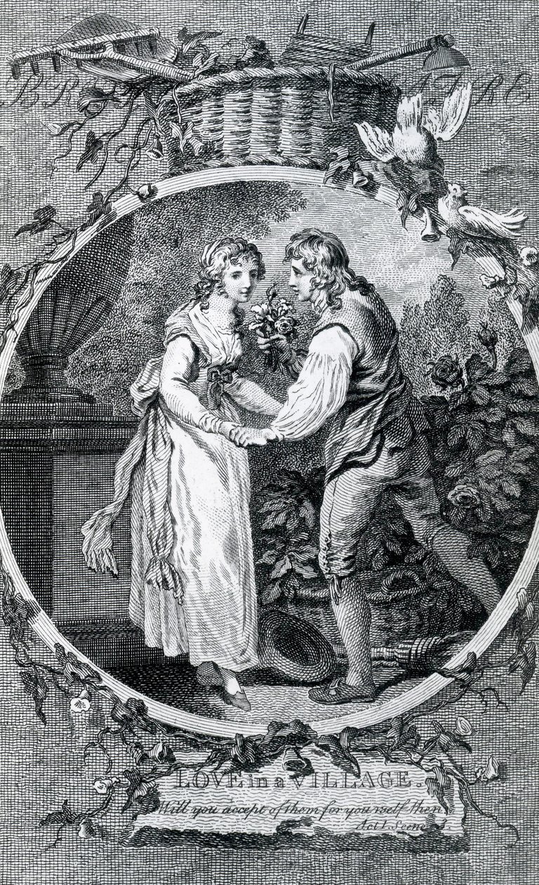 लव इन ए विलेज, 1791 द्वारा फ्रांसिस व्हीटली
