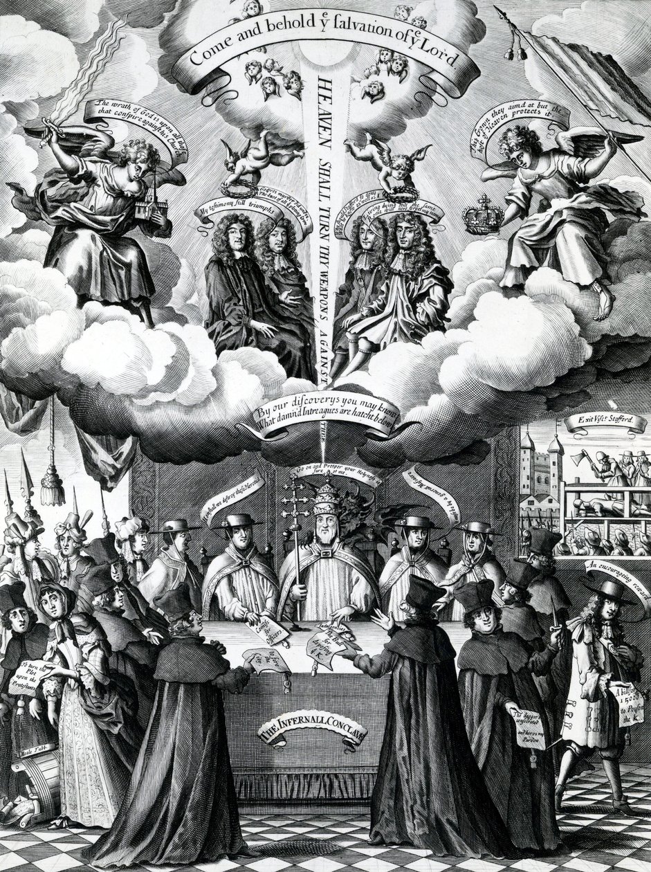 अप्रैल 1681 के फ्रांसिस बार्लो के बाद बेंजामिन कॉम्बे द्वारा प्रकाशित हैप्पी इंस्ट्रूमेंट्स ऑफ एंगल्स प्रेजेंस द्वारा फ्रांसिस बार्लो