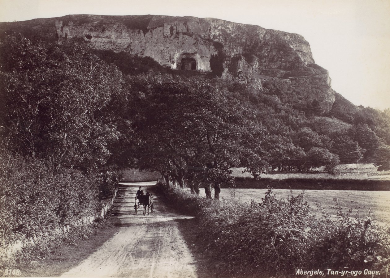 एबरगेले, टैन-यार-ओगो गुफा, 1870। द्वारा फ्रांसिस बेडफोर्ड