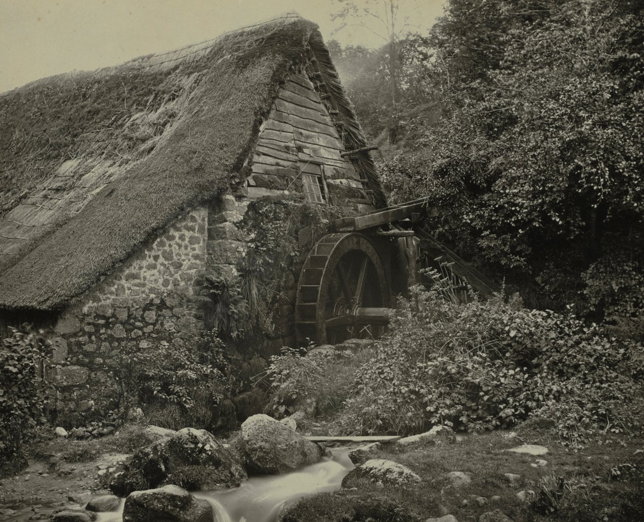 होली स्ट्रीट मिल, 1860 के दशक के उत्तरार्ध में। द्वारा फ्रांसिस बेडफोर्ड