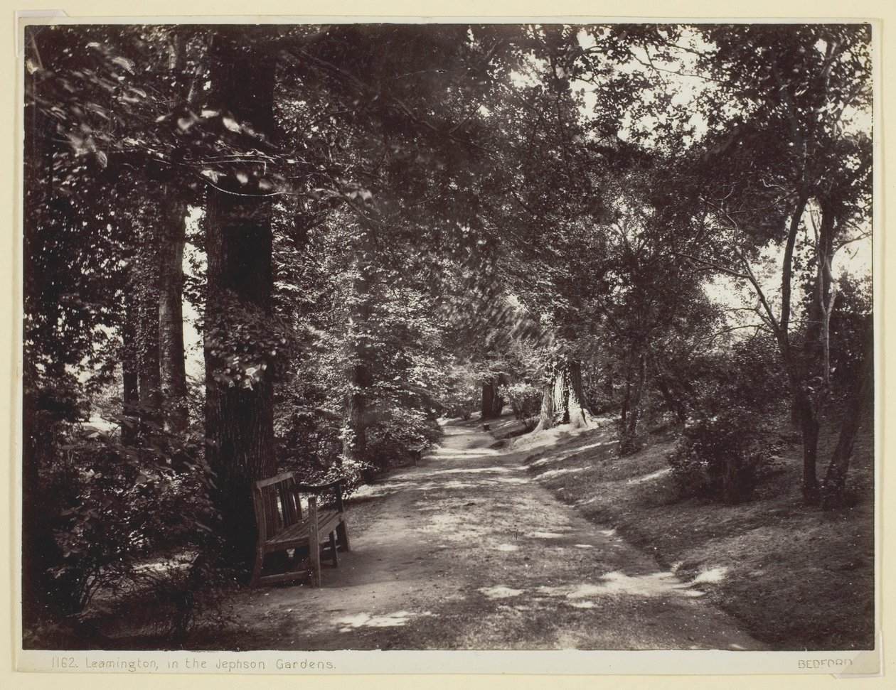 लेमिंगटन, जेफसन गार्डन में, 186094। द्वारा फ्रांसिस बेडफोर्ड