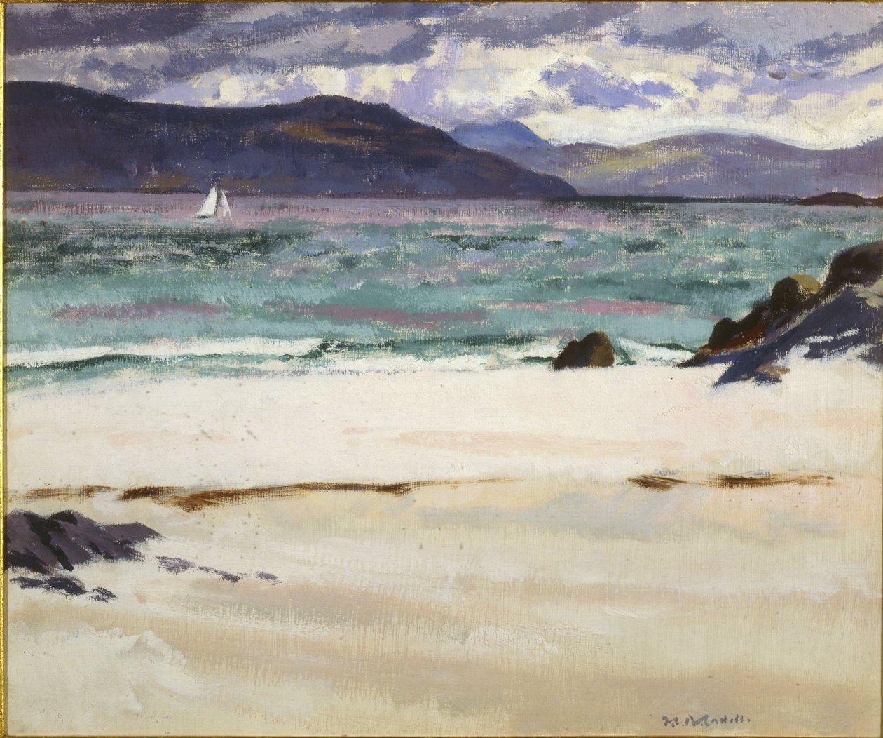 उत्तरी छोर से बेन भुई, Iona, c.1926 (पैनल पर तेल) द्वारा फ्रांसिस कैंपबेल बोइलो कैडेल