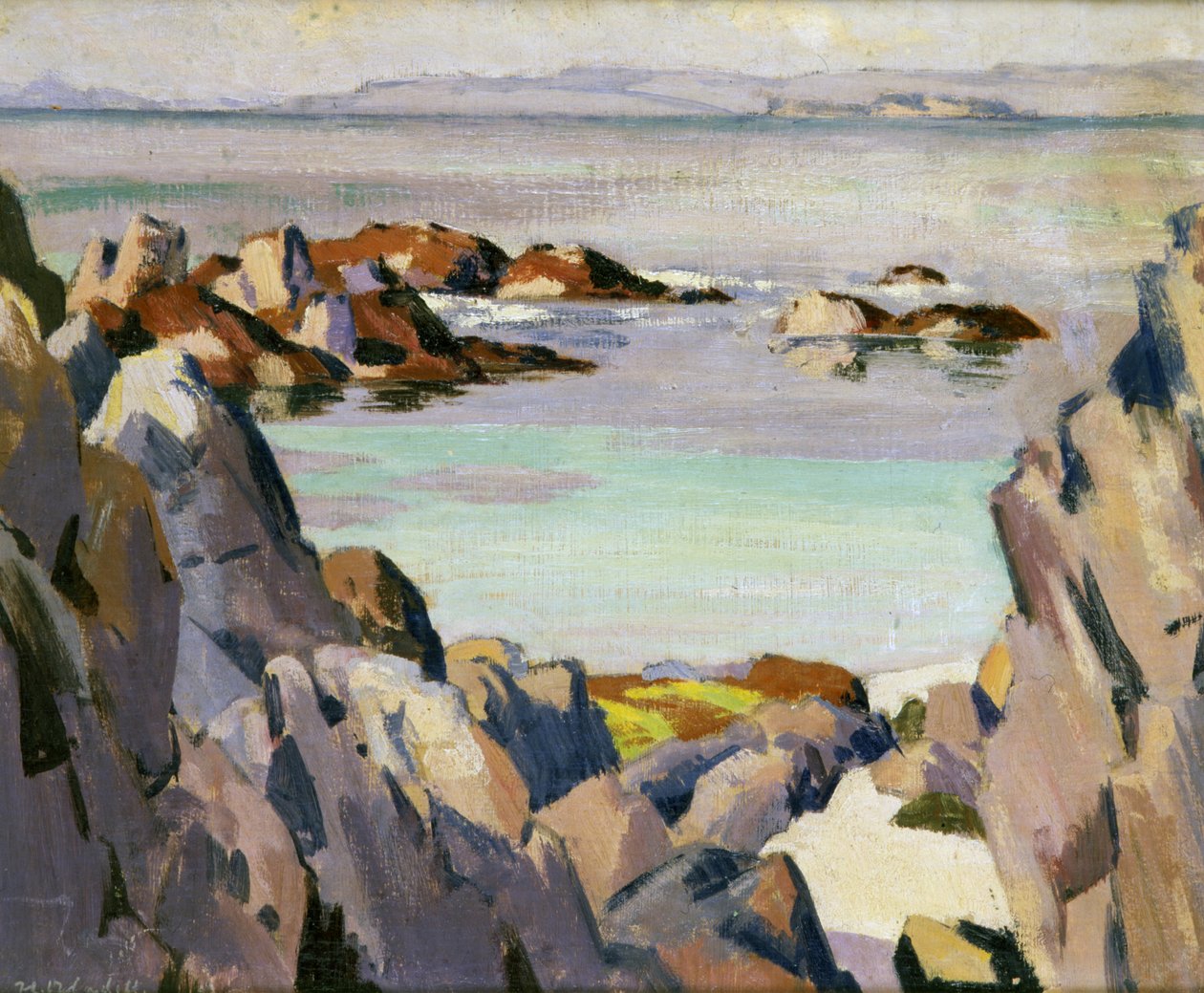 Iona से स्टाफ़ और Rhum (कैनवास पर तेल) द्वारा फ्रांसिस कैंपबेल बोइलो कैडेल