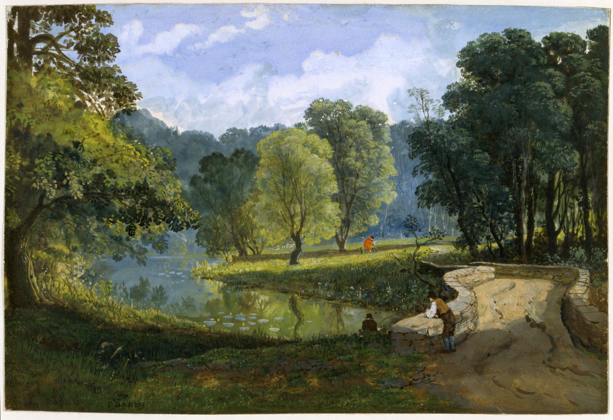 द फ्रॉम एट स्टेपलटन, c.1823 (कागज पर वॉटरकलर और बॉडीकलर) द्वारा फ्रांसिस डेनबी