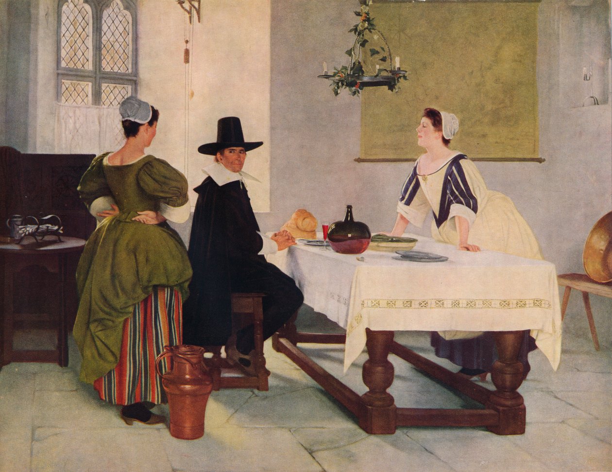 दो आग के बीच, c1892, 1938 द्वारा फ्रांसिस डेविस मिलेट