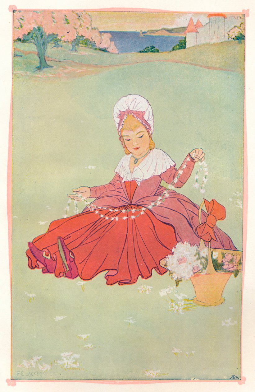 द डेज़ी चेन, c1898 द्वारा फ्रांसिस अर्नेस्ट जैक्सन