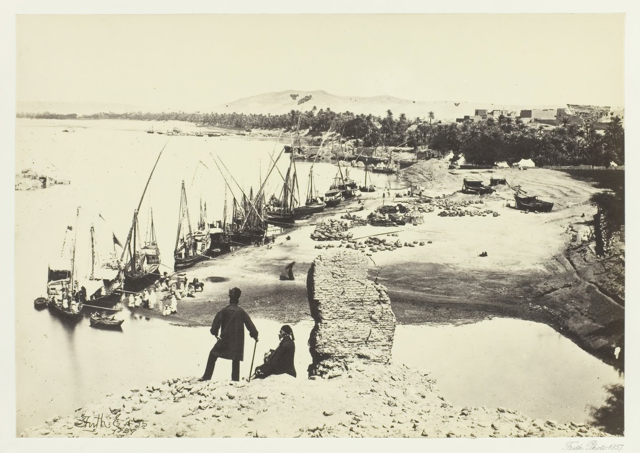 असौआन, 1857। द्वारा फ्रांसिस फ्रिथ