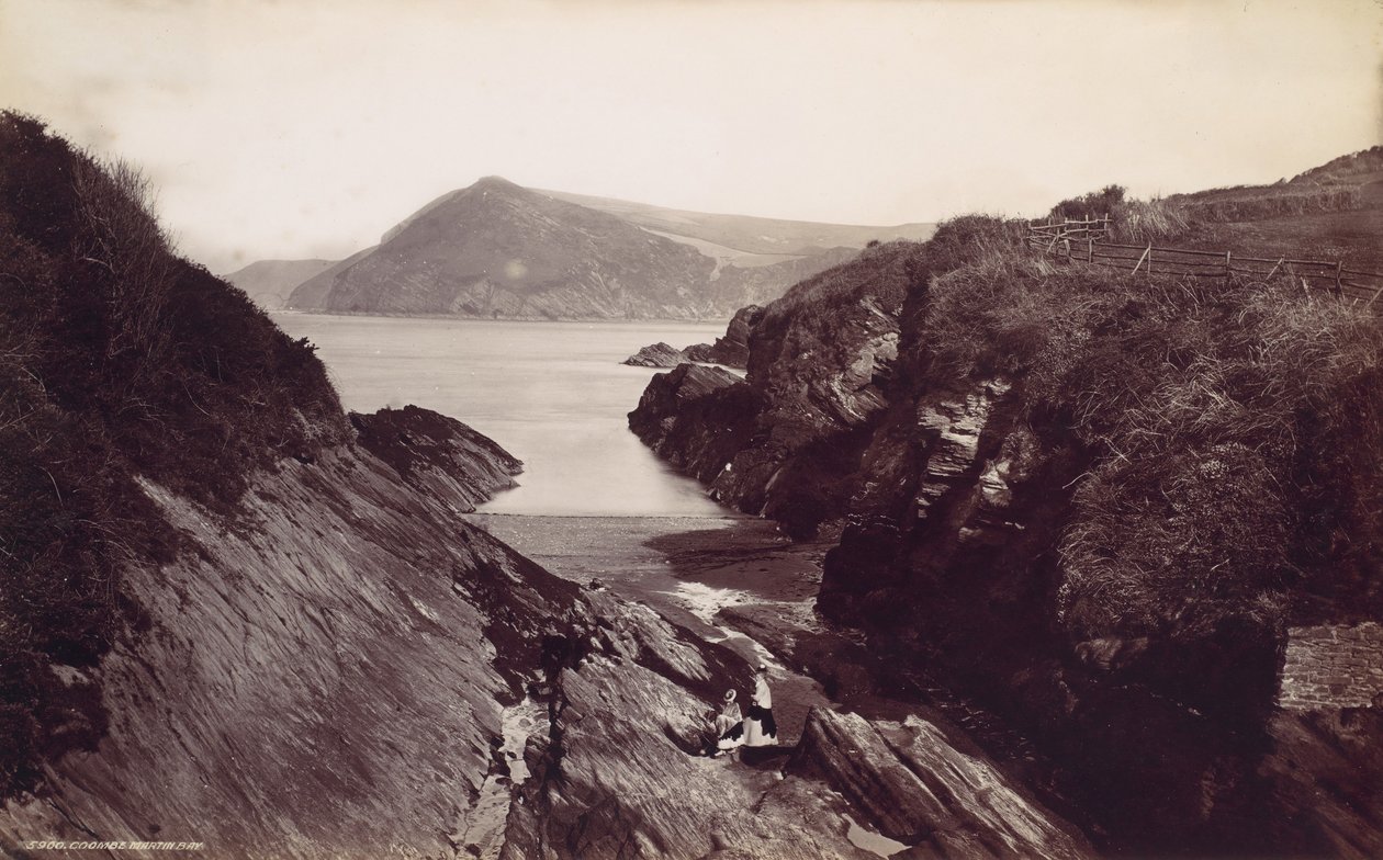 कॉम्बे मार्टिन बे, 1870 के दशक। द्वारा फ्रांसिस फ्रिथ
