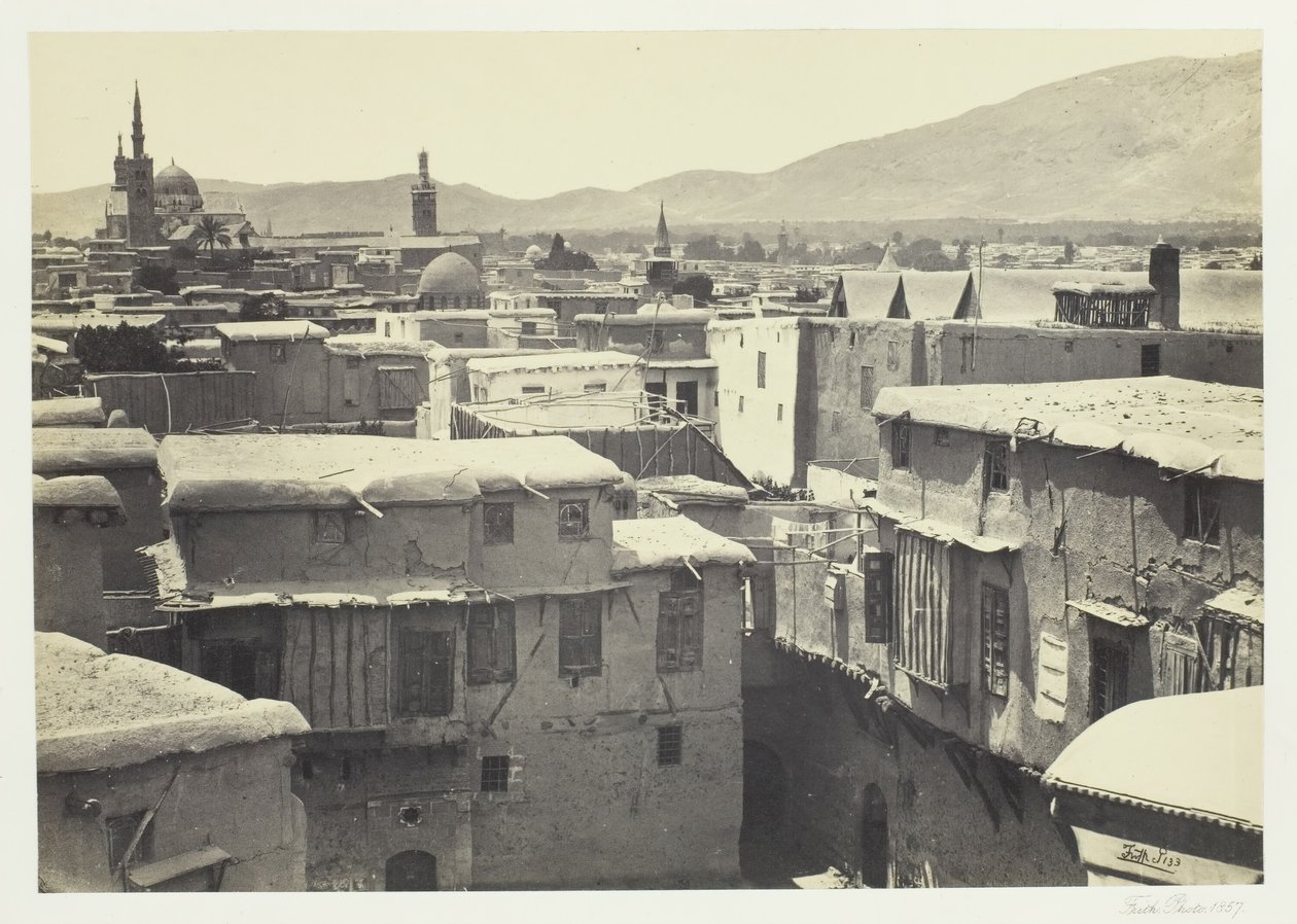 दमिश्क, 1857। द्वारा फ्रांसिस फ्रिथ