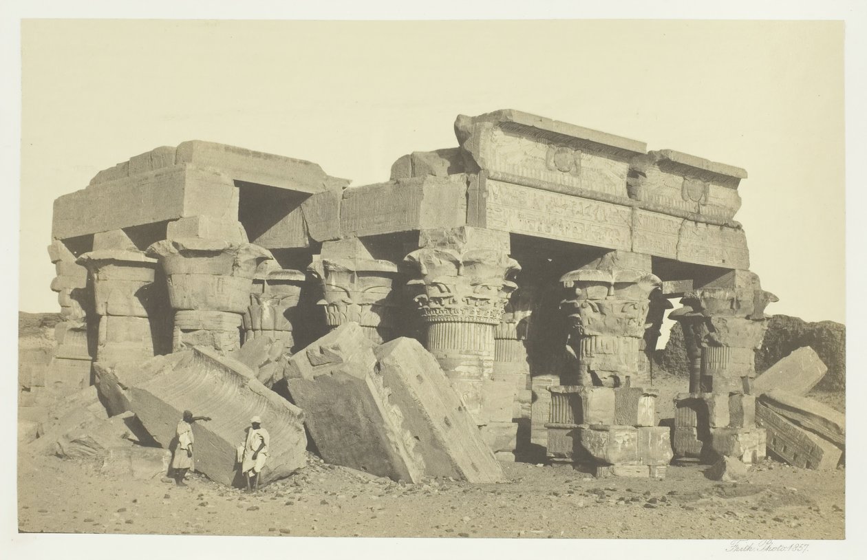 ओम्बो, ऊपरी मिस्र, 1857 में आया। द्वारा फ्रांसिस फ्रिथ