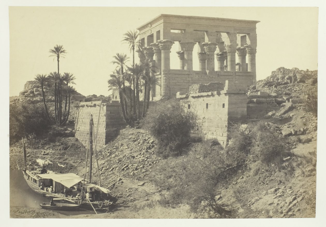फरोहा बेड, फिलो द्वीप, 1857। द्वारा फ्रांसिस फ्रिथ