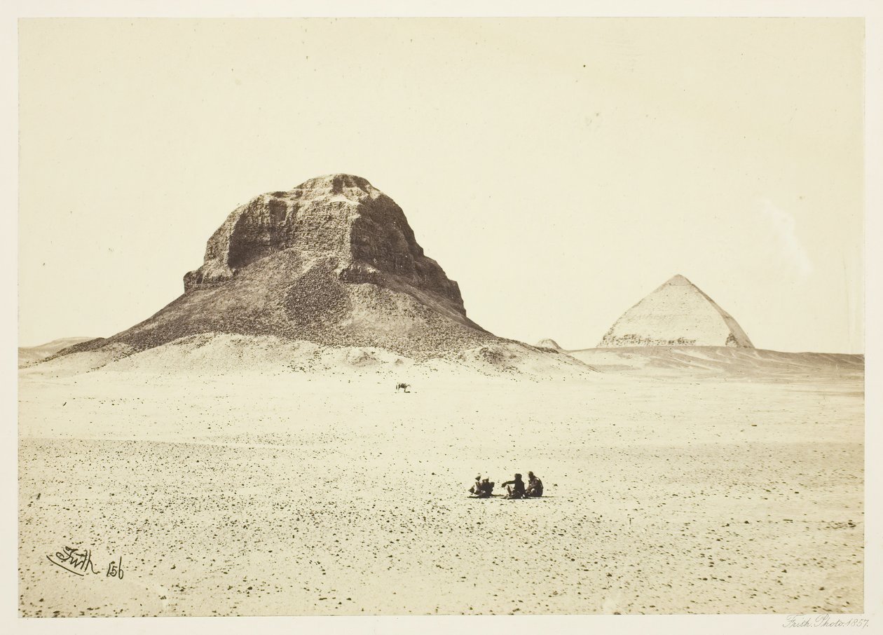 दहशूर के पिरामिड, 1857। द्वारा फ्रांसिस फ्रिथ