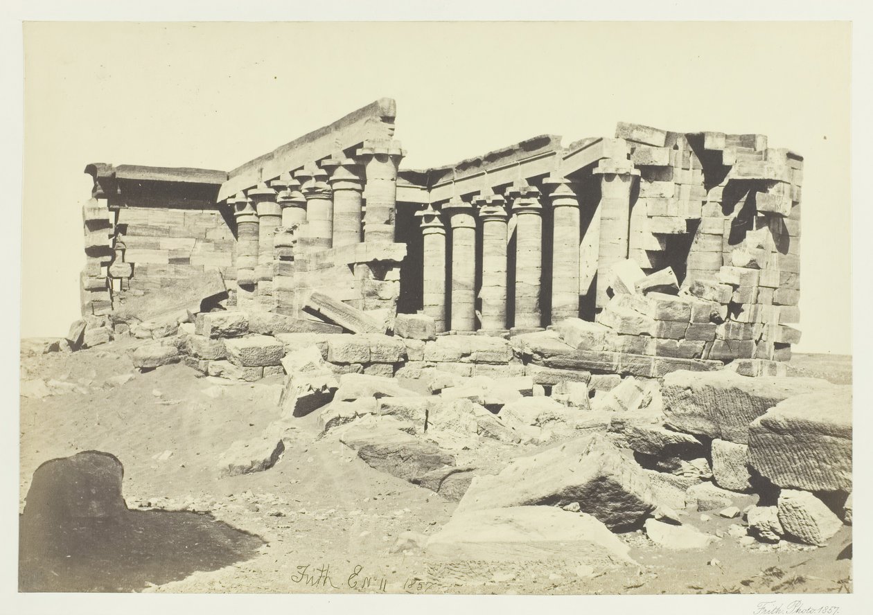 महाराजा का मंदिर, नूबिया, द्वारा फ्रांसिस फ्रिथ