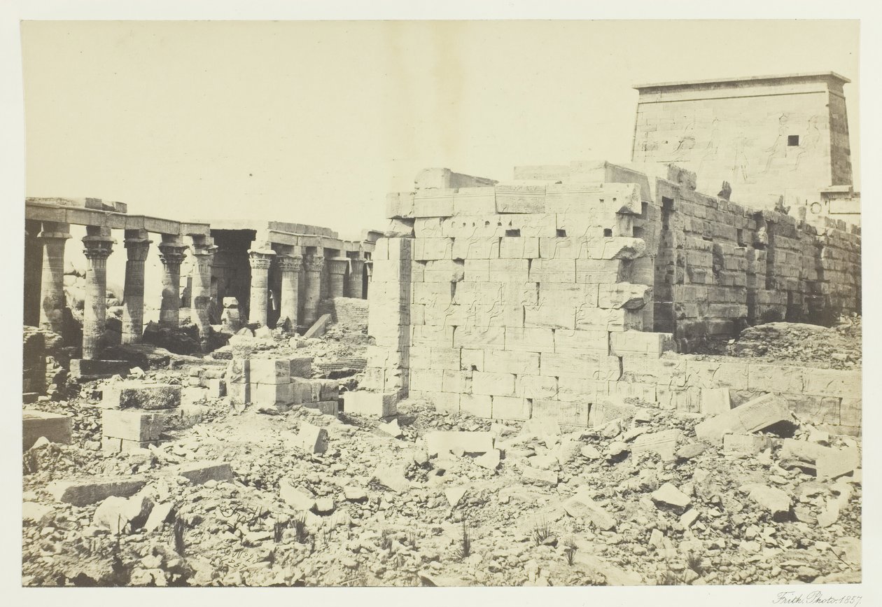 1857 में फिलो द्वीप पर देखें। द्वारा फ्रांसिस फ्रिथ