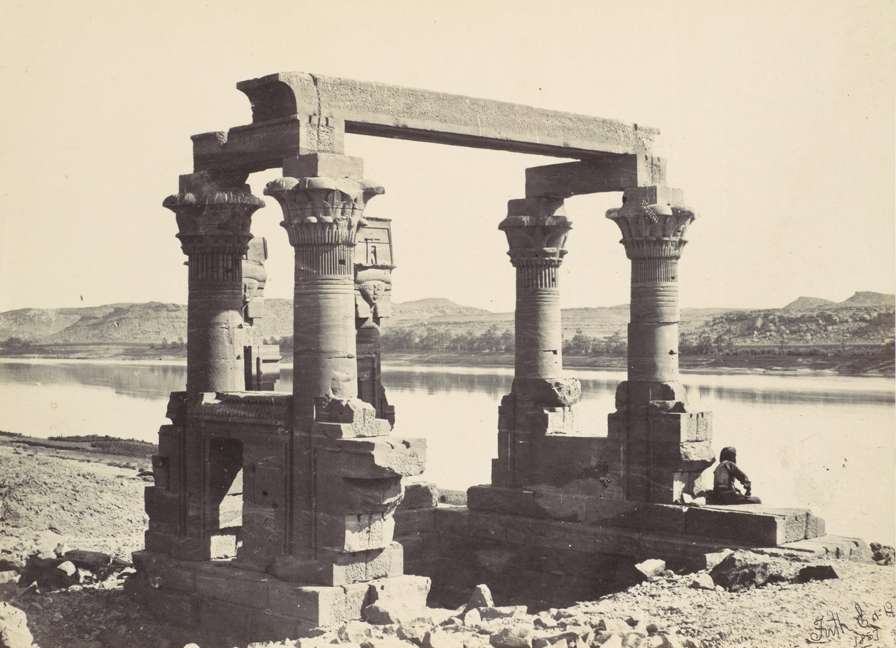 कार्डेशियन कॉन्स, नूबिया, 1857। द्वारा फ्रांसिस फ्रिथ