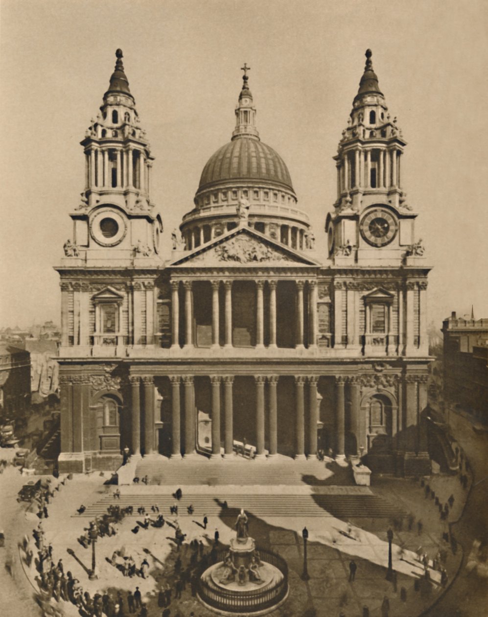 ग्रेट चर्च पुराने सेंट पॉल की साइट पर Wren द्वारा निर्मित, c1935। द्वारा फ्रिथ और सह