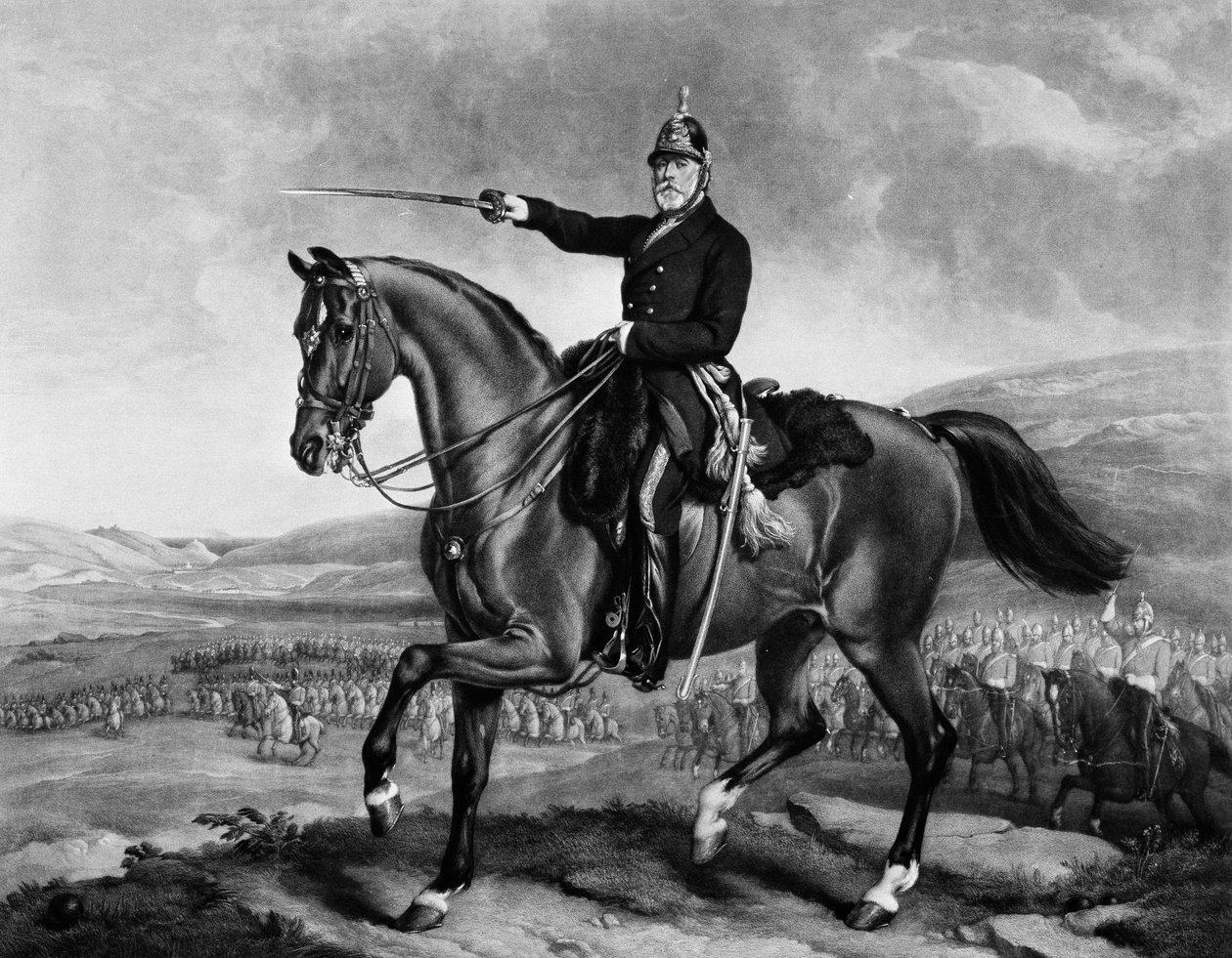 मेजर-जनरल जेम्स स्कारलेट, 1855 द्वारा फ्रांसिस ग्रांट