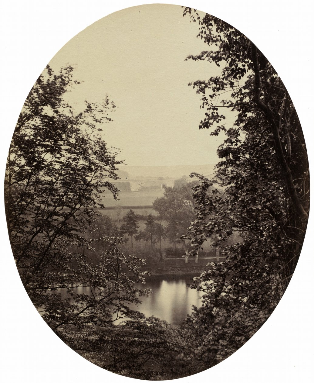 सेवर्न के बैंक, विंटरडाइन के पास, c. 1862. द्वारा फ्रांसिस ग्रेस्ली