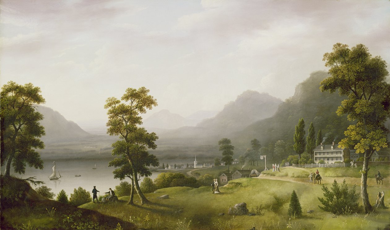 1817-18 लेक जॉर्ज के प्रमुख पर कार्टर्स टैवर्न द्वारा फ्रांसिस गाय