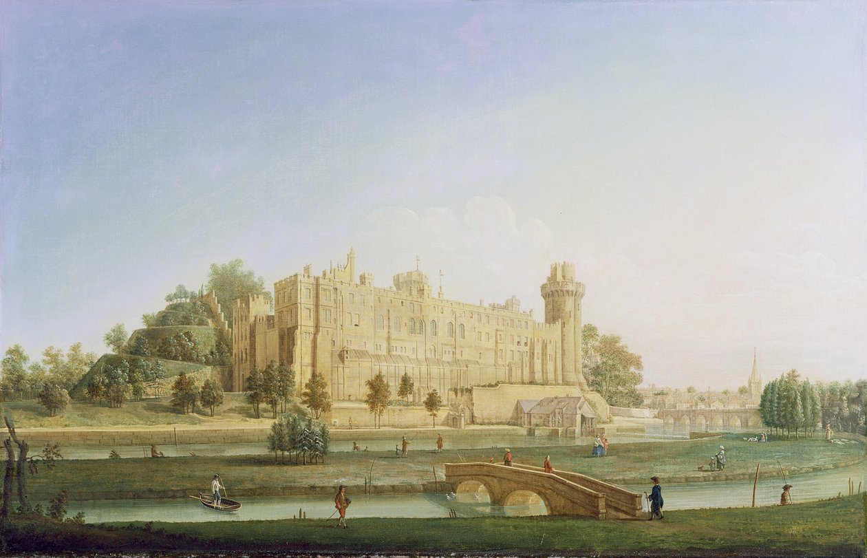 वारविक कैसल, c.1764 द्वारा फ्रांसिस हार्डिंग
