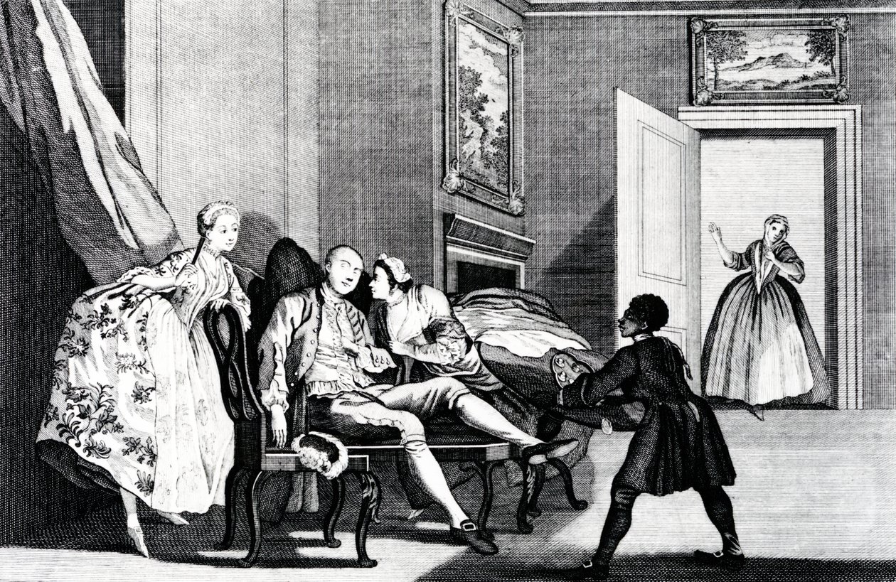 चोरी चूमो, सी, 1743 द्वारा फ्रांसिस हेमैन