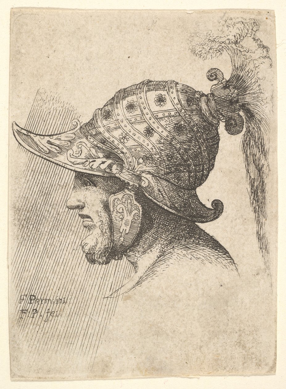 हेलमेट सिर, 1662-78। द्वारा फ्रांसिस प्लेस