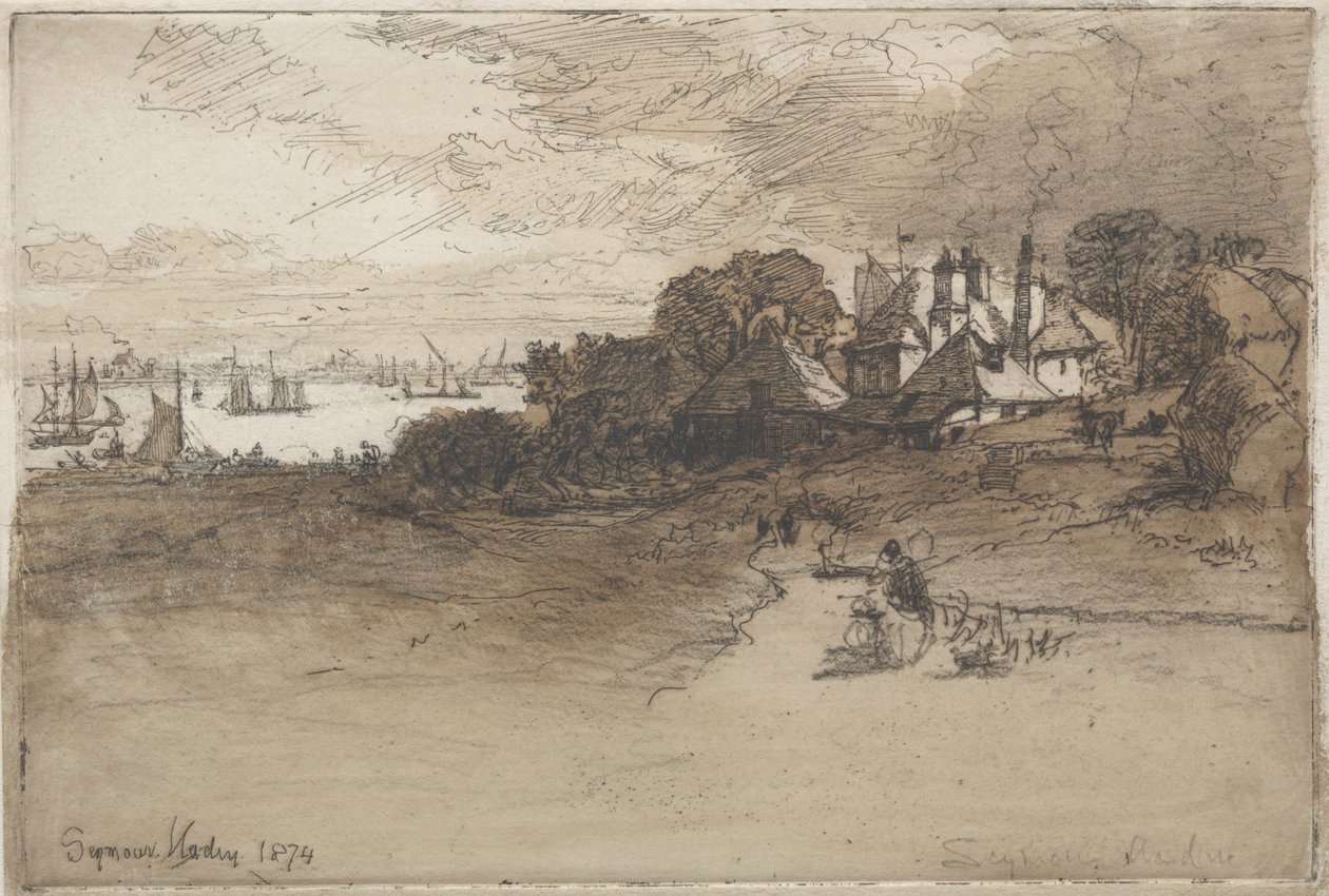 एसेक्स फ़ार्म, 1874। द्वारा फ्रांसिस सीमोर हैडेन