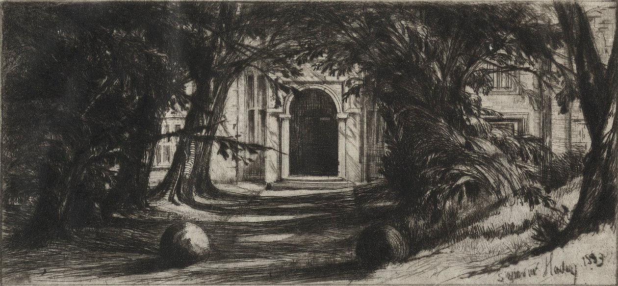 मायटन हॉल, 1859। द्वारा फ्रांसिस सीमोर हैडेन