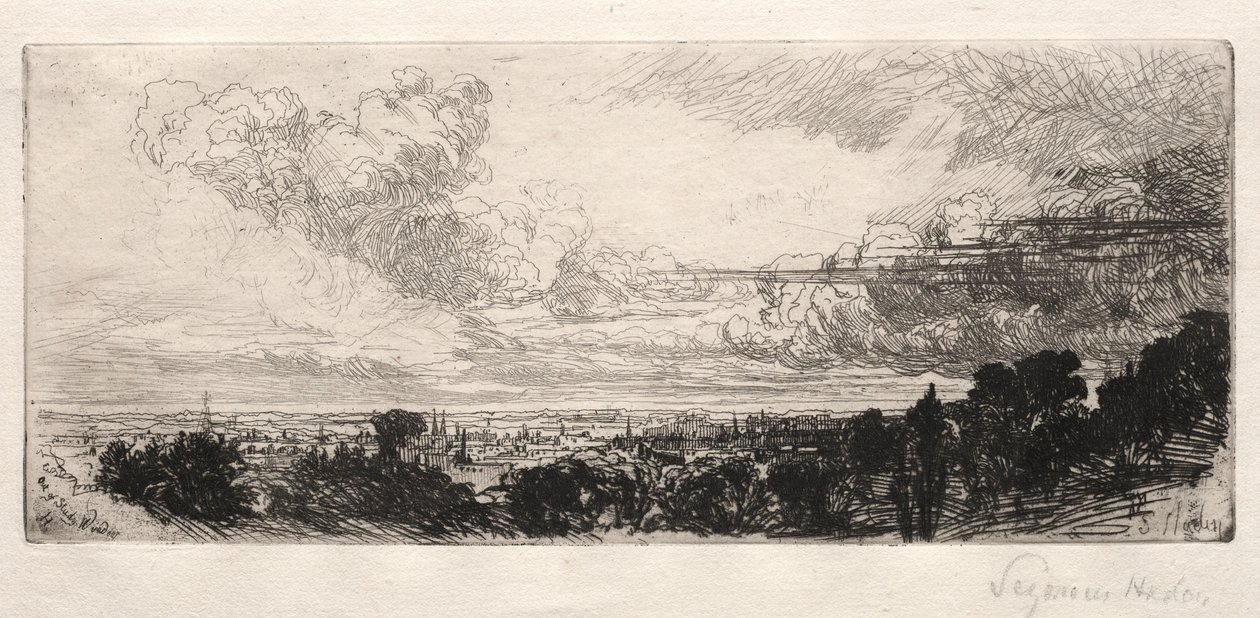 आउट ऑफ स्टडी विंडो, 1862। द्वारा फ्रांसिस सीमोर हैडेन
