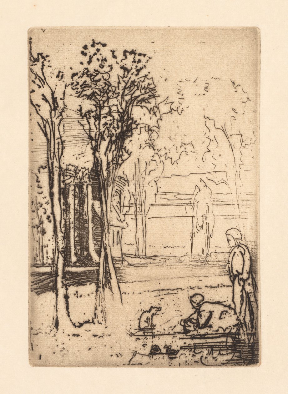 थ्री-ट्री फार्म, 1879। द्वारा फ्रांसिस सीमोर हैडेन