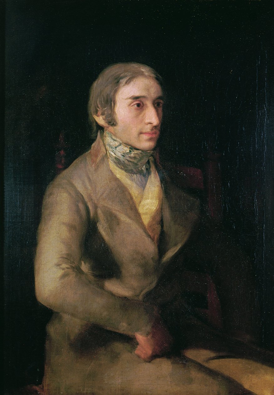 डॉन मैनुअल सिल्वेला (1781-1832) c.1809-12 द्वारा फ़्रांसिस्को डी गोया