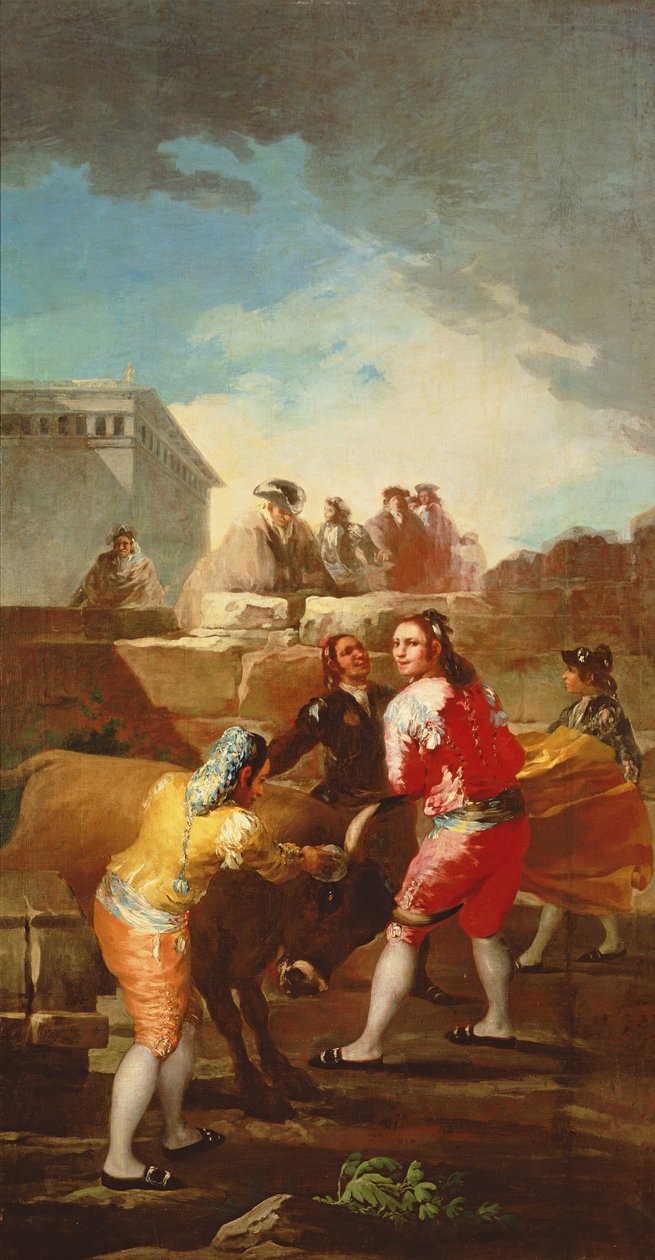 द एमेच्योर बुलफाइट, 1778-80 द्वारा फ़्रांसिस्को डी गोया