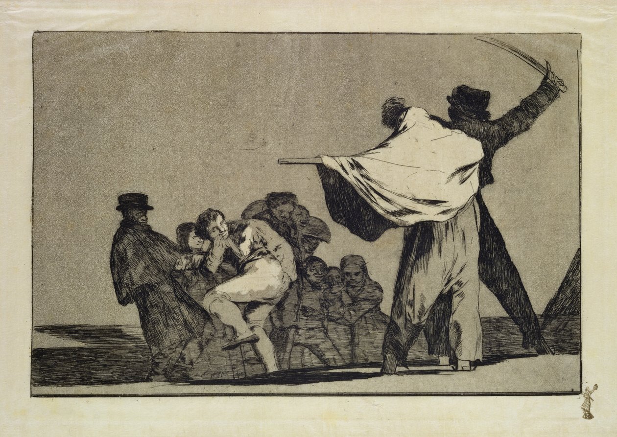 Follies श्रृंखला, C.1815-24 (जापानी पेपर पर नक़्क़ाशी और एक्वाटिंट) से अच्छी तरह से जाना जाता है द्वारा फ़्रांसिस्को डी गोया