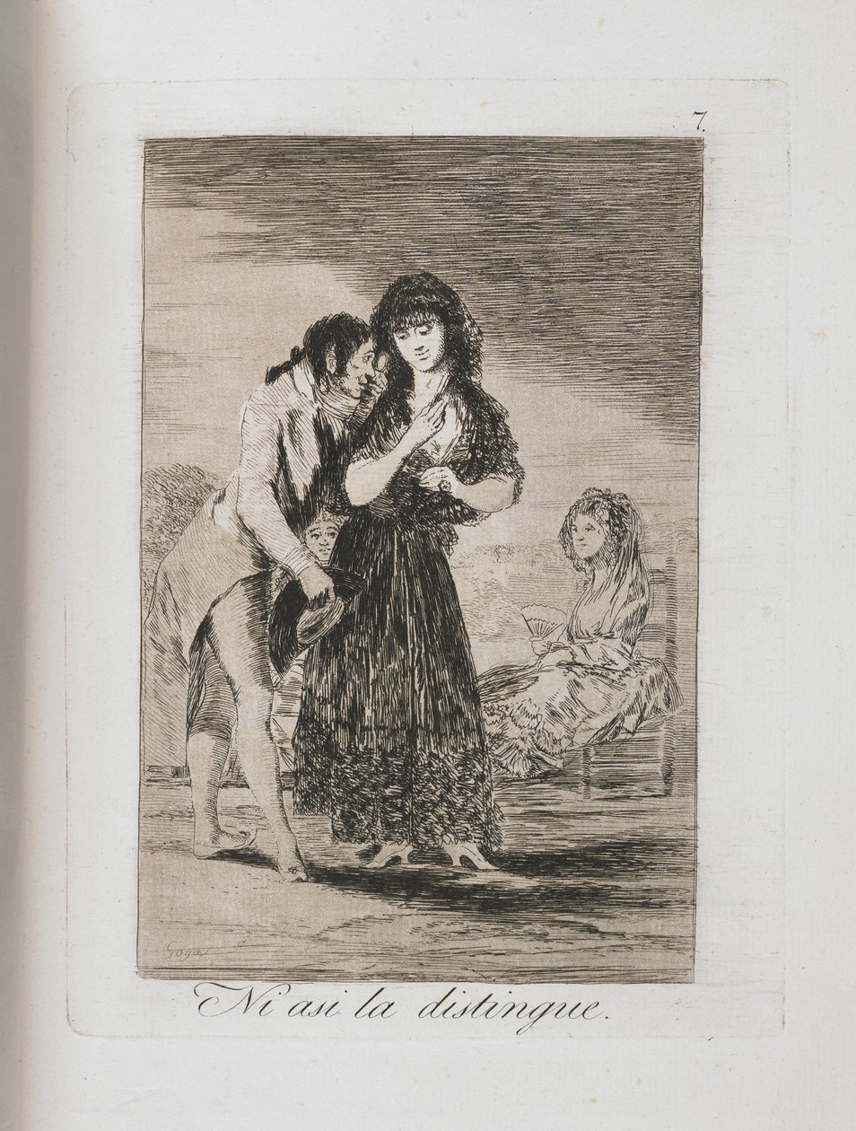 लॉस कैप्रिचोस से प्लेट, 1797-1798 द्वारा फ़्रांसिस्को डी गोया